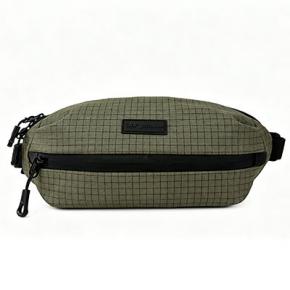 Compartments, Lightweight Waist Fanny Pack for Outdoor Travel Hiking Running Everyday Use, Light Gray
